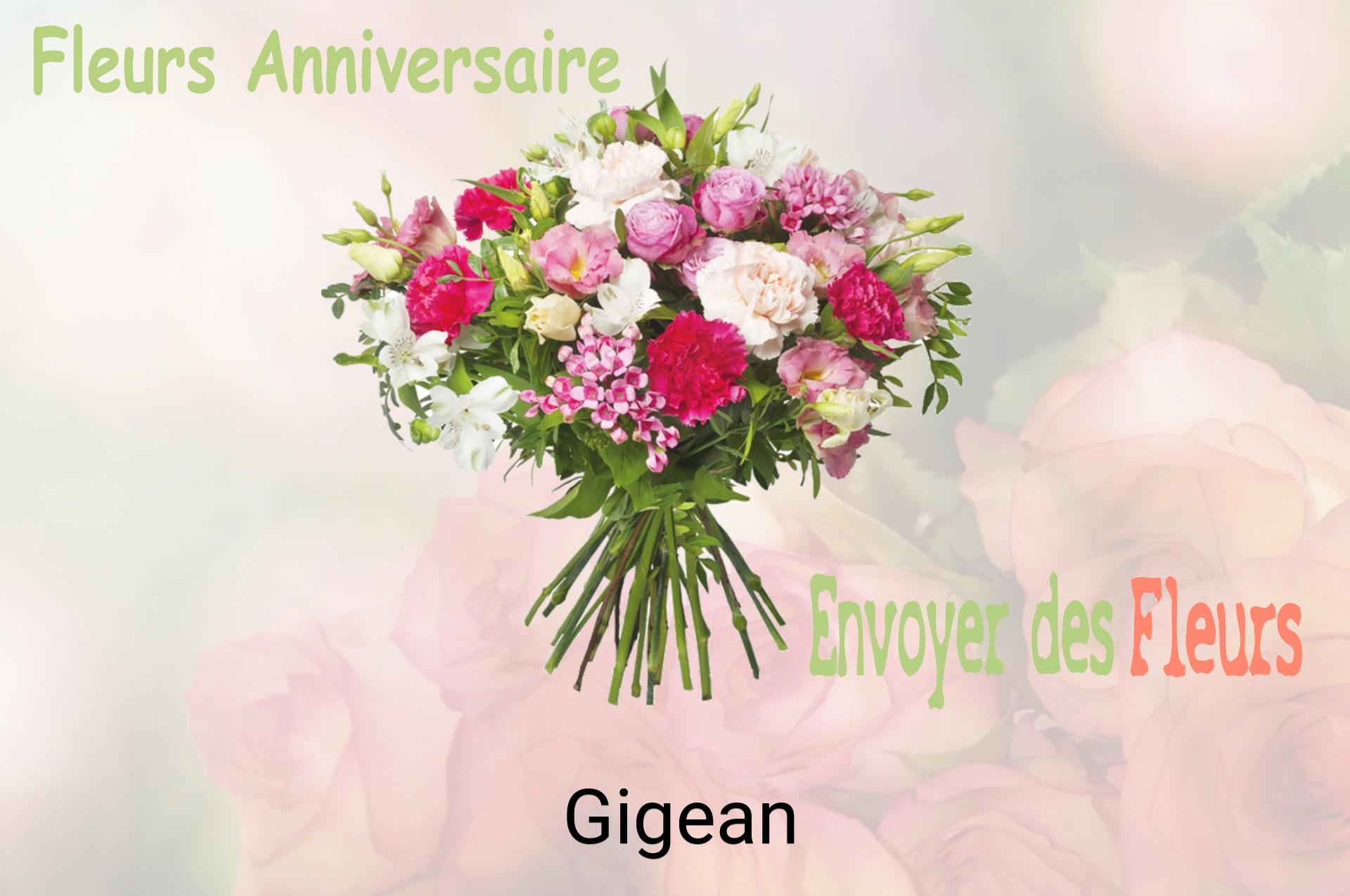 Bouquet de fleurs d’anniversaire livré à Gigean