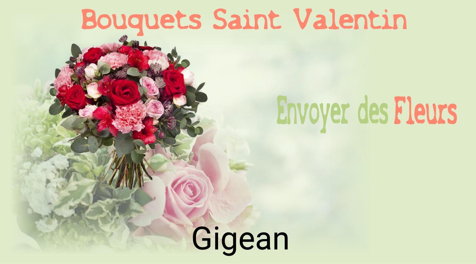 Roses de Saint-Valentin livrées à Gigean